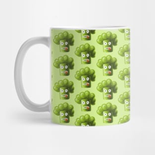 Funny Broccoli Pattern Mug